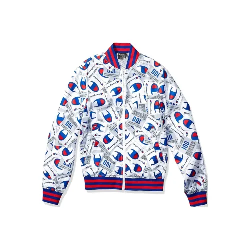 Champion SS24 Baseball Jacket Unisex White