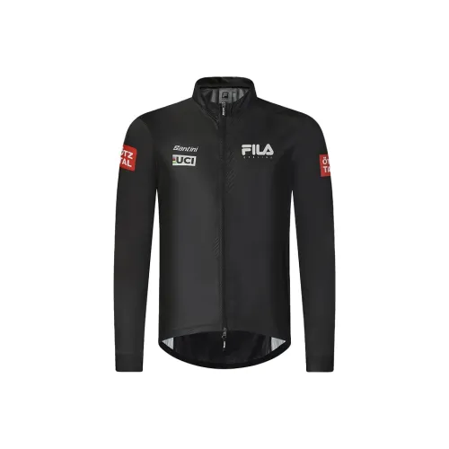 FILA Велоспорт Трикотаж Мужской Темно-черный