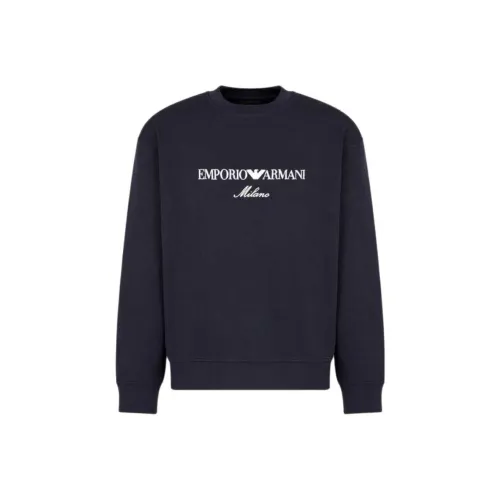 EMPORIO ARMANI SS25 Свитшот Мужской Черный