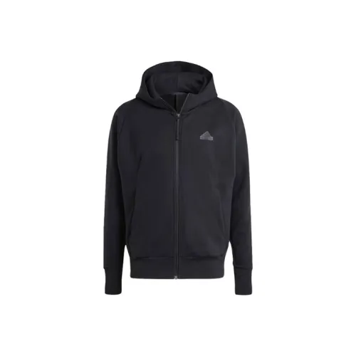 Adidas Z.N.E. SS24 True Healing Collection С капюшоном Track Jacket Куртки Пальто Мужской Черный