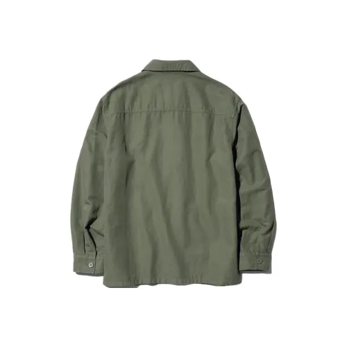 UNIQLO Куртки и Пальто Мужской Темно-оливковый