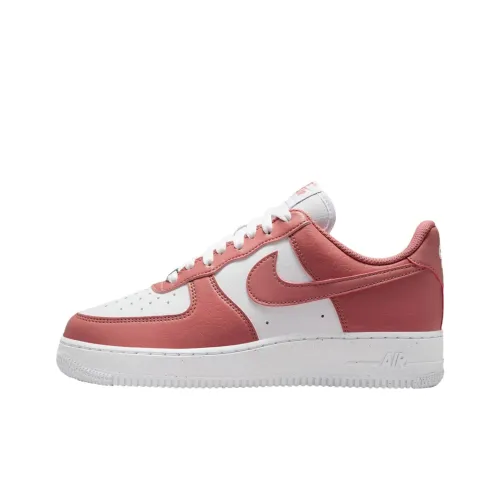 Nike Air Force 1 Slip Resistant Abrasion Resistant Низкие Кроссовки для скейтбординга Женские Белые Розовые