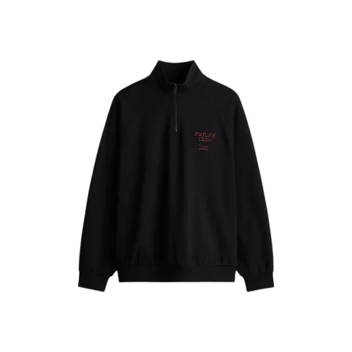 H&M Новогодний Черный Мужской Свитшот