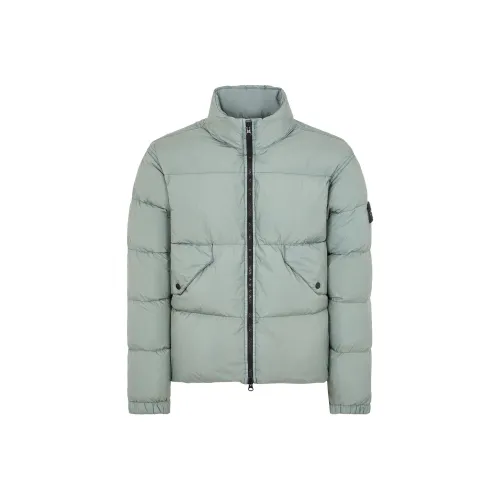 STONE ISLAND FW23 Пуховик Мужской Шалфейно-зеленый