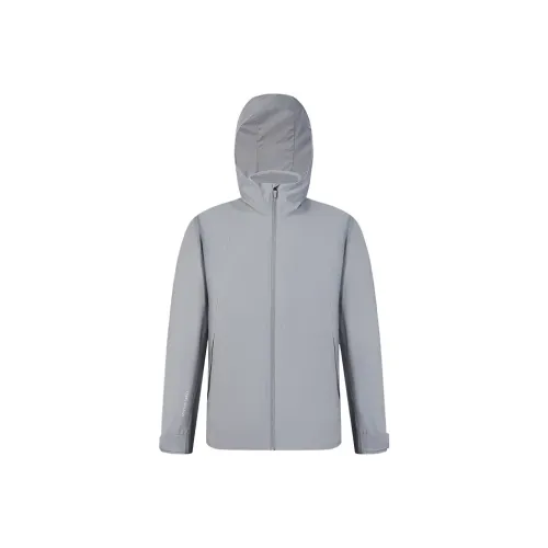 FILA Hiking Outdoor Приключение Водонепроницаемый And Ветрозащитный To Сохранять тепло Ветровка Мужской Лес Серый