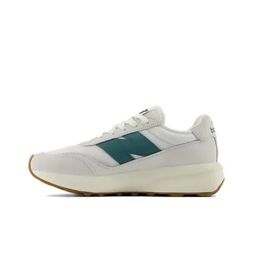 New Balance совместный бренд 370 Low Топ Повседневный Спринт Беговые кроссовки Унисекс Белый Зеленый