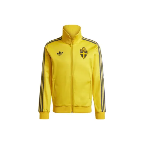 Adidas Originals SWEDEN BECKENBAUER TRACK TOP Куртки Пальто Мужской Желтый