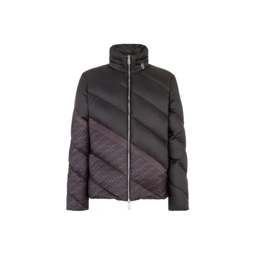 FENDI Мужские Черные Пуховики