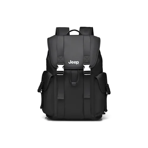 JEEP Oxford Рюкзак Стандартный Унисекс Черный Серый