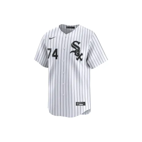 nike Eloy Jiménez Chicago White Sox Бейсбольная куртка Chicago White Sox Eloy Jiménez Размер 74 Мужская Белая