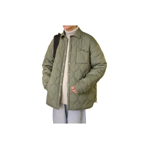 Tonlion FW23 Хлопковый пуховик Мужской Армейский зеленый