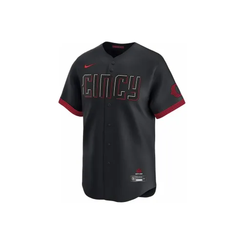 Nike MLB Cincinnati Reds City Connect Бейсбольная куртка Мужская Черная