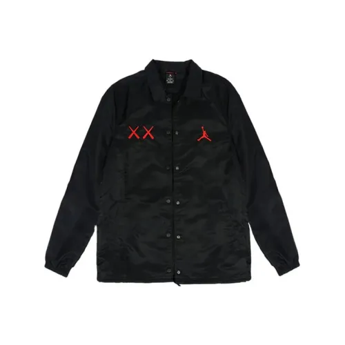 JORDAN×KAWS FW23 Куртки и пальто Унисекс Черный