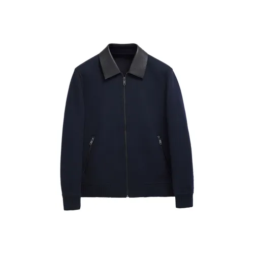 DANNINGZHEXUE Куртка Мужская Темно-Синяя