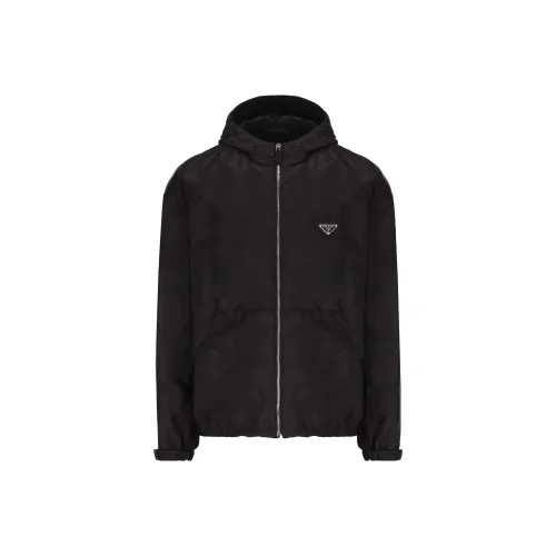 PRADA Pure Black Мужские Куртки