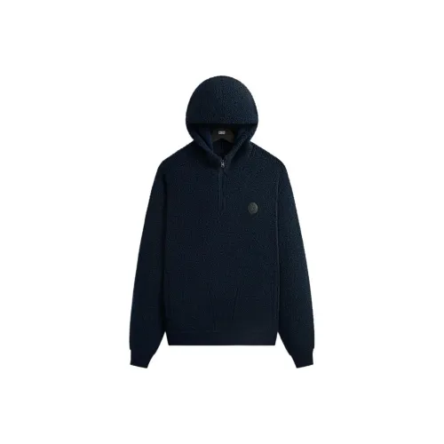 KITH FW24 Bonded Шерпа COLEMAN Бархат Feel Пальто Мужской Nighttime