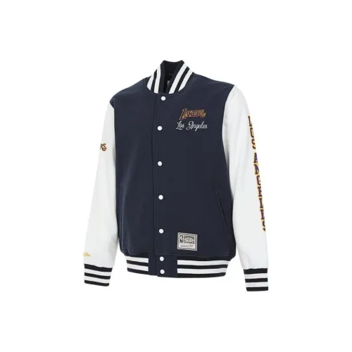 MITCHELL NESS Куртка Унисекс Темно-синий Белый