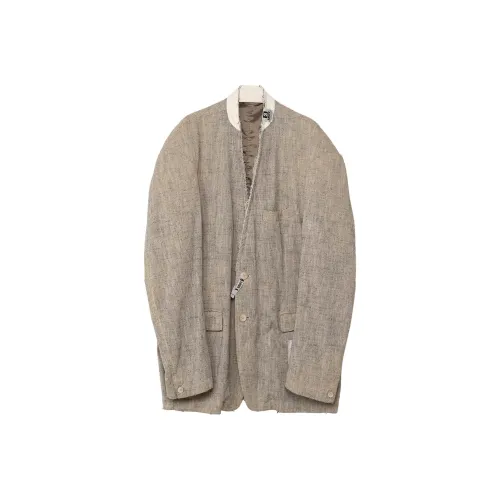 Maison Mihara Yasuhiro FW24 Куртки и Пальто Мужской Айвори