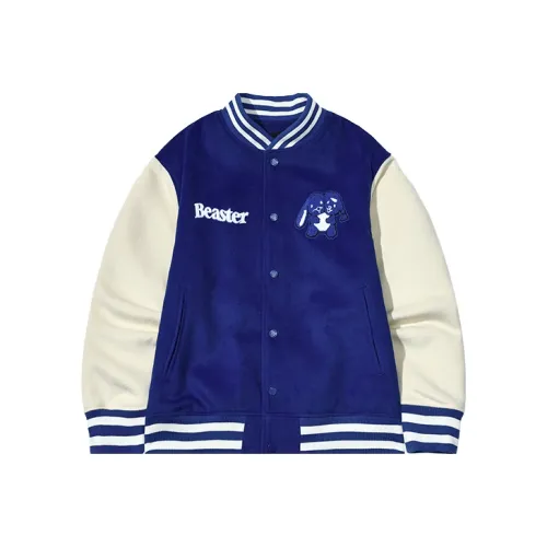 BEASTER Бейсбольная куртка Унисекс Синий