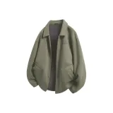 Серый горошек зеленый (минималистский стиль, логотип на груди, кемпинг)