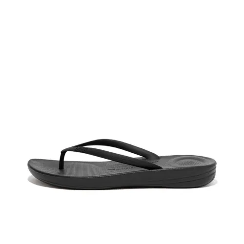 FITFLOP ЭВА Устойчивые к истиранию Шлепанцы Женские Черные