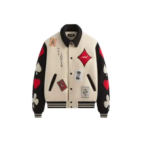 KITH x Бэтмен FW24 Куртки и Пальто Мужской Экрю Черный