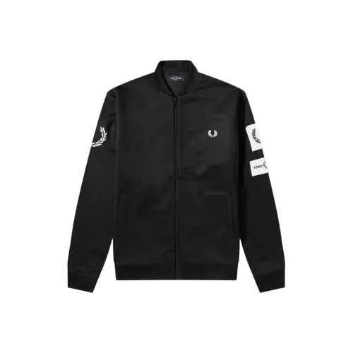 FRED PERRY Черные Мужские Куртки