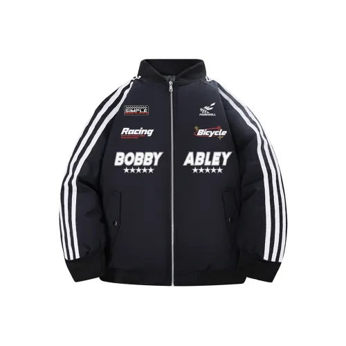 BOBBY ABLEY Хлопковый пуховик Унисекс Черный