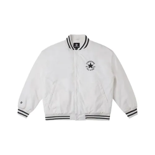 Конверс Бейсбольная куртка Мужская Белая