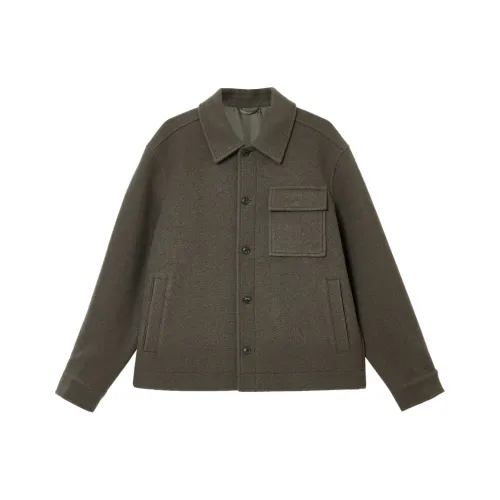 JACK JONES Army Green E04 Мужское пальто