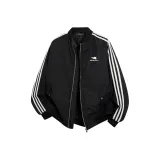 Чёрный хлопковый пуховик