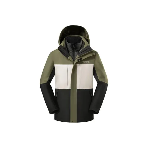 TOREAD Водонепроницаемый Ветрозащитный Термический Водонепроницаемый Ветровка Мужская Полярный Белый \ Армейский Зеленый \ Черный