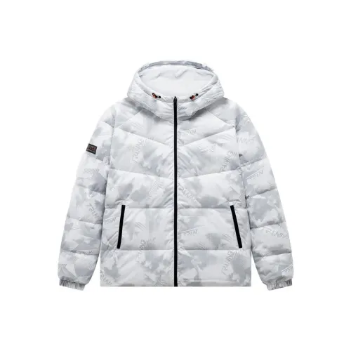 XTEP Down Jacket Men Pearl White