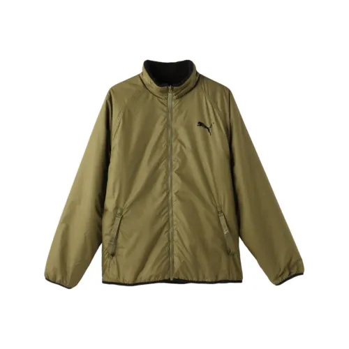 PUMA Куртки и Пальто Мужской Оливковый