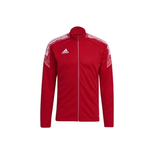 Adidas Condivo 21 PRIMEBLUE TRACK TOP Куртки и пальто Мужской Красный