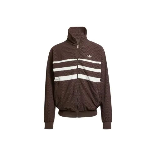 Adidas Originals Monogram TrackTop Куртка Мужская Темно-Коричневая