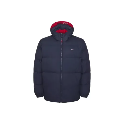 Tommy Hilfiger Темно-синий Синий Мужской Пуховик