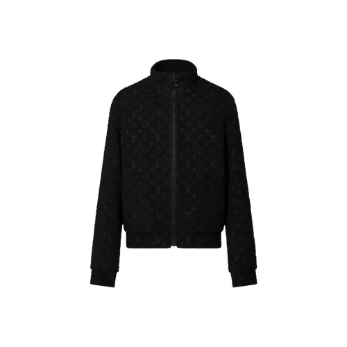 LOUIS VUITTON FW24 Velvet Feel Пальто Мужское Черное