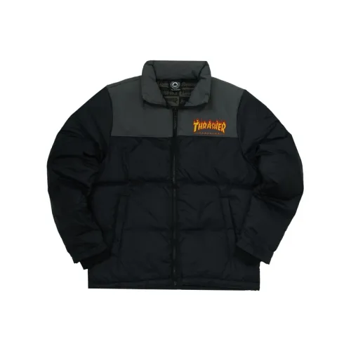 Thrasher 2023SMU Два Тон Пуховик Пуховик Унисекс