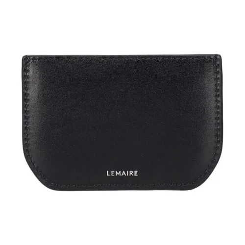 Lemaire Телячья кожа Держатель для карт Женские Черный