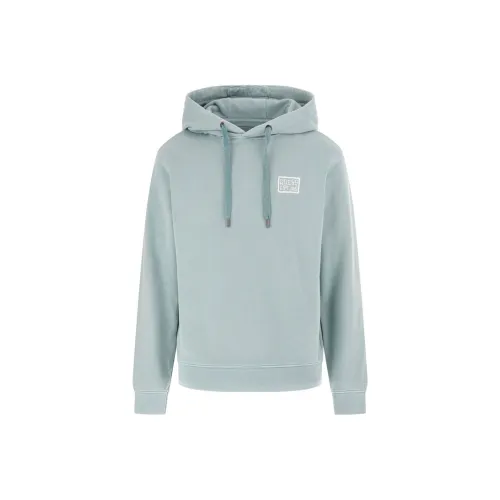 GUESS Толстовка Мужская Светло-Синяя