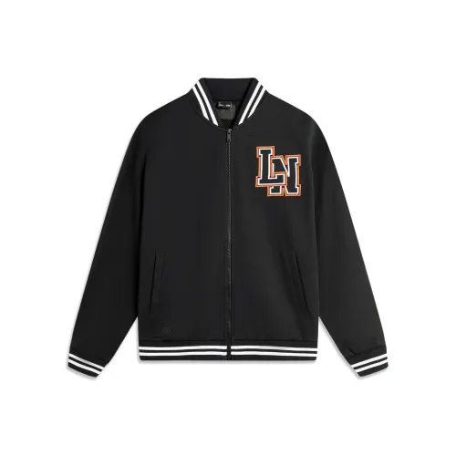 LINING Sports Life Collection Бейсбольная куртка Мужская Черная