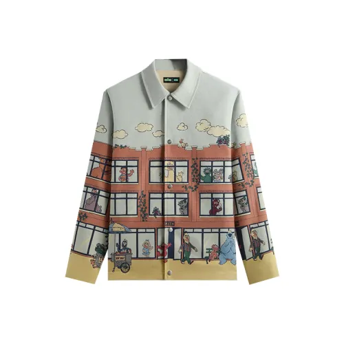 Kith Monday Program Collection Светло-синий/Красный/Желтый Унисекс Куртки