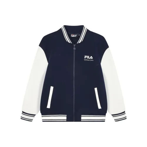 FILA Темный Тихий Синий Мужской Бейсбольный Джерси