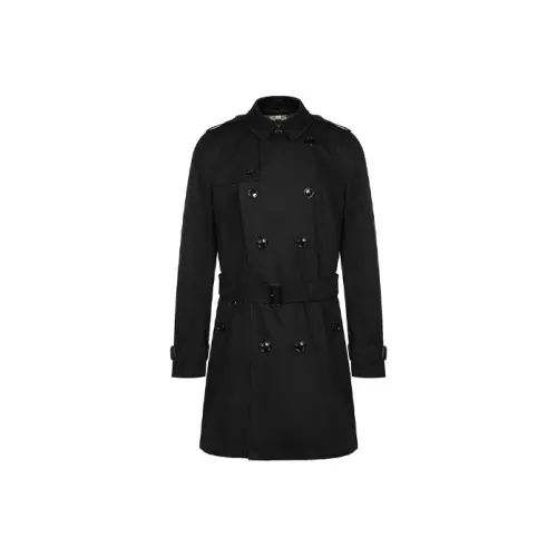 Burberry Тренчкот Мужской Черный