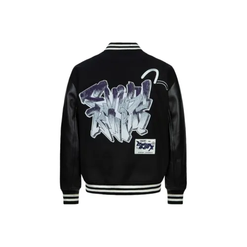 EVISU Черные Мужские Бейсбольные Джерси