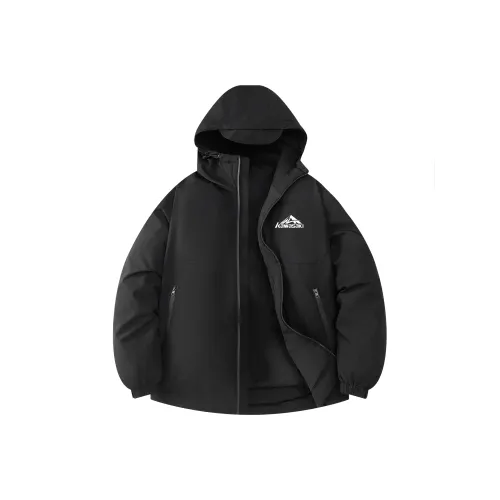 Kawasaki Down Jacket Unisex Pure Black