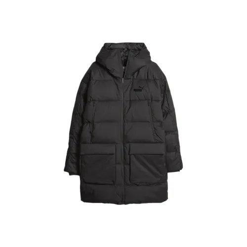 PUMA Мужская куртка с капюшоном Doudoune черная