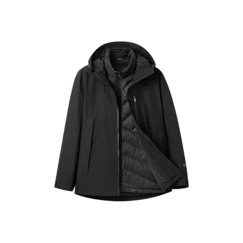 TOREAD Водонепроницаемый и Ветрозащитный для сохранения тепла Ветровка Мужской Черный