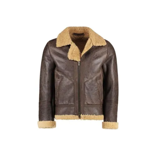 SALVATORE SANTORO Куртки и Пальто Мужской Темно-Коричневый